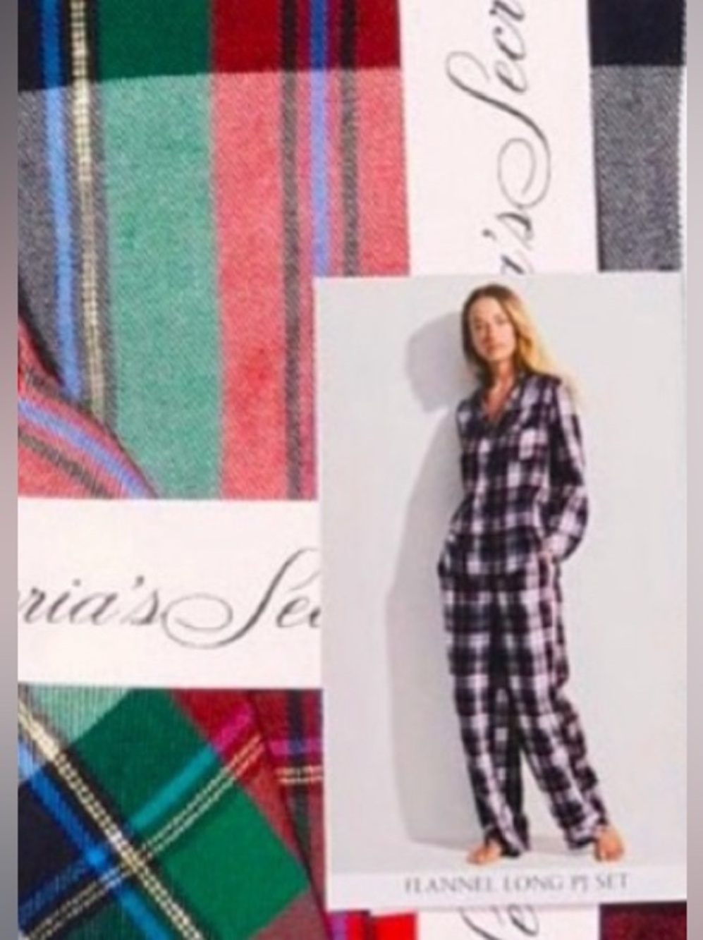 VICTORIA'S SECRET Flannel Sz L